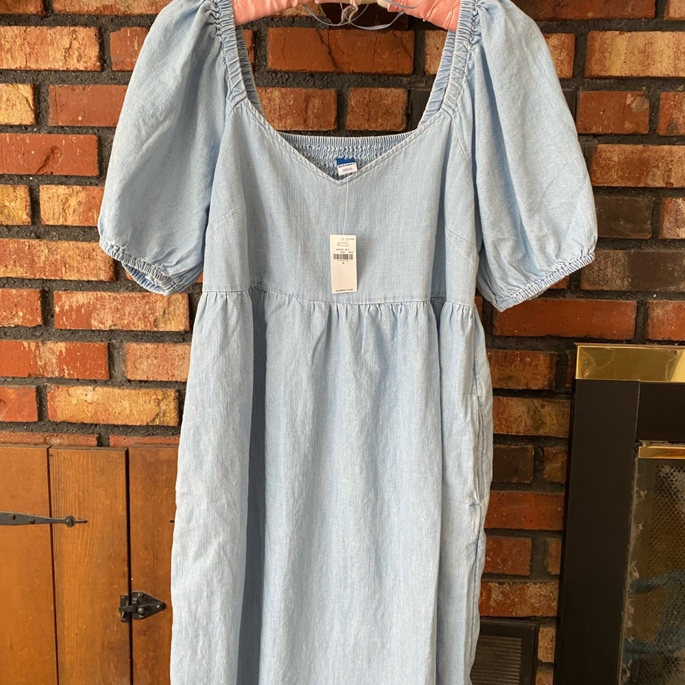 Old navy chambray denim dress